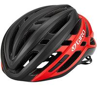 Agilis Road Cycling Helmet Black/Bright Red - Small