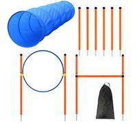 Agility Course for Dogs Exercise Trainer with Tunnel