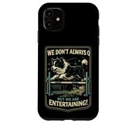 Agility Dog Joke We Don’t Always Q Funny Handler Saying Case for iPhone 11