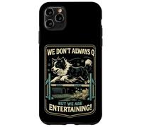 Agility Dog Joke We Don’t Always Q Funny Handler Saying Case for iPhone 11 Pro Max