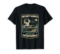Agility Dog Joke We Don’t Always Q Funny Handler Saying T-Shirt