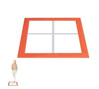 Agility Grid - Exercise Failure & Square Grid | Portable Agillity Training | Leg Trainer Suitable For Agility, Speed, Indoor & Outdoor Fitness