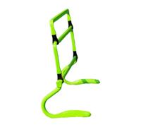 Agility Hurdles 4 Adjustable Heights Speed Training Equipment 15-36cm Portable Jumping Training for Football Basketball Volleyball- Green