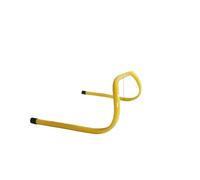 Agility Hurdles 5Pcs Football Hurdle Portable Speed Agility Training Equipment Ladder Safety Soccer Stable Squadexerciseladder Rack 15cm(Yellow)
