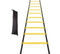 Agility Ladder Speed Ladder - Hurdles Goalkeeper Training Equipment | Nylon Agility Training Footwork Drills | Football Speed Trainer Tool | Fitness Trainer Set For Kids Adult Reaction Ball Carry Bag