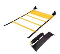 Agility Ladder Training Set for Speed Footwork Drills | Adjustable Ladder with Ground Stakes Carry Bag, Sports Coordination Equipment for Soccer Football Fitness Workout 196.85x15.75 in