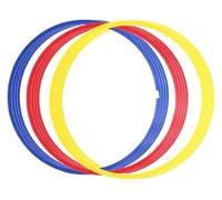Agility Rings 12Pcs/Set Football Training Rings Circle Round Speed Agility Ring Jumping Hoops Soccer For Trainers Gyms Athletics Exercise