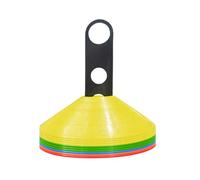 Agility Soccer Thick Disc Sport Field Cone Markers with 10 Training Cone with Plastic Brackets Durable Training Sports