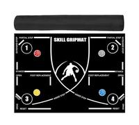 Agility Step Training Mat - 120 x 86 cm Sports Test Tool for Athletes | Floor Exercise Grid for Adults Children, Non-Sli Drill Mat