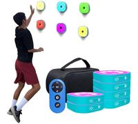Agility Training Light, Reaction Speed Equipment, 4 Modes & 4 Colors, 270° Viewing Angle, 10cm Sensing Distance, for Speed and Reaction Time Improvement