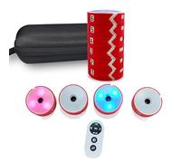 Agility Training Lights, 6-piece pack Reaction Training Light, 10cm height sensing distance, 4 light colors, for agile training