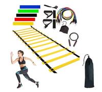 Agility Training Poles - Professional Speed Equipment, Adjustable Vertical Obstacles | Folding Path High Visibility Football On Track