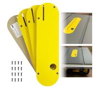 AGILLE Zero Clearance Inserts For DeWalt 7491, 7491RS, 7490 (Type 1), 744, 745, 746, 7480, with Riving Knife Slot, Precise Cuts with No Tear-Out, Include Off-set Screws, Easy Height Adjustment, 4-Pack