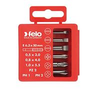 Aginco 030 16 Professional Bit Set 6 Bits Box Electrician