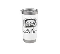 Aging Gracefully Funny Cheesemaker Cheese Making Gift Stainless Steel Insulated Tumbler