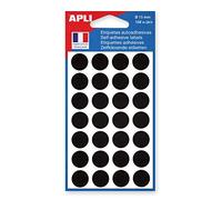 Agipa 111847 Coding Dots Round Diameter: 15 mm, Black