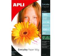 Apli Photo Paper A4 180gsm Glossy White (Pack 100)
