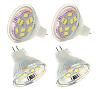 AGIPS Household lights 10pcs DC12V MR11 4W 9x5730SMD 400-430LM 2700-3000K Warm White Light LED Corn Spot Bulb Cold White low voltage bulbs (Emitting Color : Warm White)