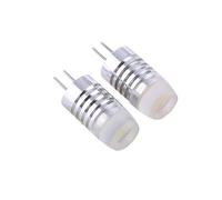 AGIPS Household lights 10pcs/lot G4 DC12V 1.5W LED COB Light Source Light Cube Aluminum + PC Lens Lamp, Dimensions (Φ*H) : 12 * 22 low voltage bulbs (Size : Cool White)