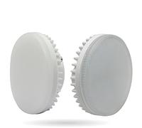 AGIPS Wide voltage lights 1pack Led Bulb Lamp GX53 5W 7W 9W 12W 15W 18W Epistar SMD2835 LED Lamp AC 110V 220V Decorative Cabinet Lights Warm Cold White Household bulbs (Color : Warm White, Size : 15