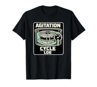 Agitation Cycle Logocked Manual Analog Film Darkroom Hobby T-Shirt