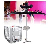 Agitator Tank Mixer Machine 3280W Electric Tank Barrel Paint Mixer for Motar, Paint, Thinset Handheld Mud Mixer Stirring Tool for Fodder(Packageb)