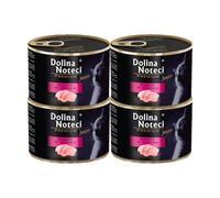 Agitrade Dolina Noteci Premium Turkey Wet Food for Kittens Complete Junior Recipe 4 x 185g Cans
