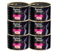 Agitrade Dolina Noteci Premium Turkey Wet Food for Kittens Complete Junior Recipe 6 x 185g Cans