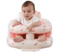 AGITVPS Inflatable Baby Seat for 3-36 Months, Built in Air Pump Rimed, Bumbo Seat with Shelf, Heavy Duty Baby Chair, Sit Me Up Floor Seat for Baby, Learn to Sit and Feed