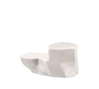 AGJ01 8 Christmas Decorations, porcelain, One Size, Ivory