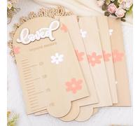 Daisy Wooden Growth Charts for Wall - Acrylic Daisy Girls Growth Chart, Wood Baby Growth Ruler, Girls Room Decor, Nursery Wall Decor