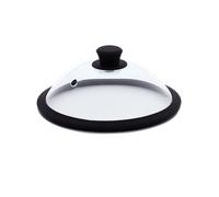 AGLAS Tempered Glass Microwave Plate Cover, 11inch Microwave Splatter Cover, Microwave Splatter Ventilated Cover, Dishwasher Safe