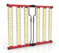 AGLEX 330W Led Grow Lights, Full Spectrum Grow Light with UV IR, Daisy Chain Foldable & Dimmable Plant Bar Style Grow Light for Indoor Growing Commercial Hydroponic Growing Lamp 3x4 FT Core Coverage