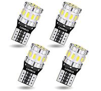 AGLINT 194 LED Bulb CANBUS Error Free T10 W5W 501 168 2825 Wedge Extremely Bright 18SMD Replacement Bulb for Car LED Interior Lights Dome Map Courtesy Trunk Number Plate Light 6500K White 4Pcs