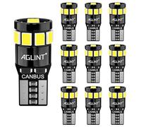 AGLINT 194 LED Bulb CANBUS T10 W5W Auto Interior Lights 6500K White 10Pcs