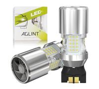AGLINT PW24W PWY24W LED Bulb CANBUS 60SMD Auto DRL Indicator Light White | AGLINT PW24W LED Bulb Error Free 12181NA 12174 Replacement Bulbs for Car Daytime Running Parking Turn Signal Light 12V 2Pcs