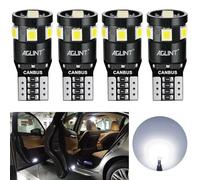 AGLINT T10 194 LED Bulb CANBUS Error Free W5W 501 168 2825 Wedge 12V Replacement Bulb for Car Interior Dome Map Door Side Trunk Courtesy Position Light License Plate Lights 6500K White 4PCS