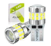 AGLINT T10 LED Bulbs CANBUS W5W 501 194 12V for Car LED Interior Light Dome Map Side Door Trunk Ceiling License Plate Light Position Light 6500K White 2Pcs
