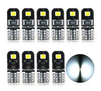 AGLINT T10 W5W 194 LED Bulb CANBUS Error Free 2SMD Super Bright 501 2825 168 Wedge 12V for Car Interior Dome Map Door Side Marker Courtesy License Plate Lights 6000K Xenon White