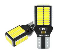 AGLINT T15 W16W LED Bulbs CANBUS Error Free 12V 24V 54SMD 955 912 921 for Rv Interior Lights Auto LED Parking Backup Reverse Light 6500K Xenon White 2Pcs