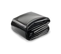 AGLZWY Pond Tarp Pliable Durable HDPE Pond Liner for Waterfalls, Water Gardens, Water Fountains Fish Pond Liners Aging-Proof, Black(3x4m(9.84x13.12ft))