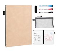 AGM A5 Mini Whiteboard, Small Whiteboard with 3 Colored Pens and Eraser
