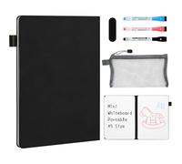 AGM A5 Mini Whiteboard, Small Whiteboard with 3 Colored Pens and Eraser