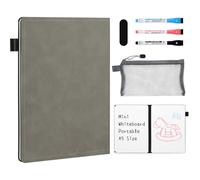 AGM A5 Mini Whiteboard, Small Whiteboard with 3 Colored Pens and Eraser