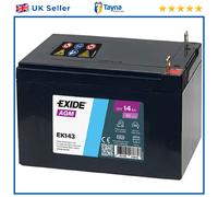 AGM Auxiliary Battery EK143 Exide 244103090R EK143EK143 BU14 Genuine Quality New
