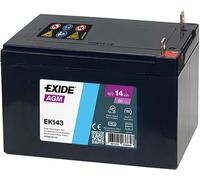 AGM Auxiliary Battery EK143 Exide 244103090R EK143EK143 BU14 Genuine Quality New