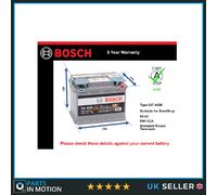 AGM Battery fits JAGUAR XJ XJ6 SOVEREIGN Stop Start Bosch 027 AGM 680A