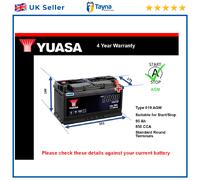 Car Battery YBX9019 Yuasa 595901085 Genuine Top Quality Guaranteed New