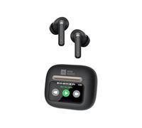 AGM Buds 9 Wireless Earbuds with Smart Touchscreen Case, Deep Bass Hi-Fi Stereo Sound, ANC & ENC Noise Cancelling, Transparency Mode, Bluetooth 5.4, 40H Playtime, Waterproof Earphones (Black)