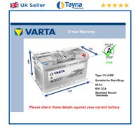 AGM Battery fits LAND ROVER DISCOVERY DISCOVERY SPORT FREELANDER 2004 on 110 AGM